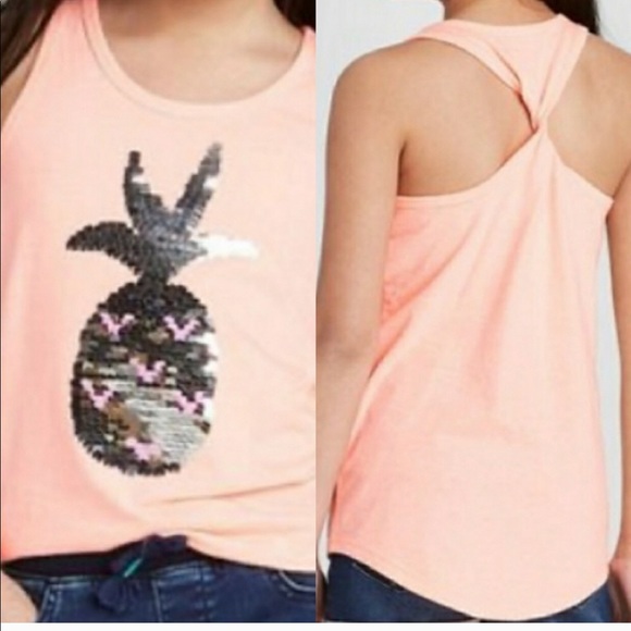 Flip sequin pineapple tank - Picture 2 of 3